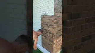 Satisfying Spray Paint - Painting brick white