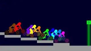 Stickman Tournament - Elimination Stickman Bicycle Race