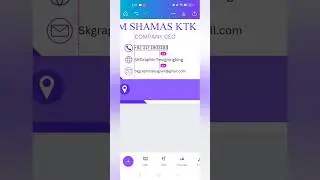 How to Create a Business Card in Canva in Mobile Phone. #graphicdesign #design#editing #edit#shorts