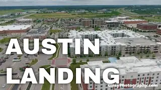 Austin Landing Dayton Ohio Aerial Drone Fly Over Video in High Resolution 4K