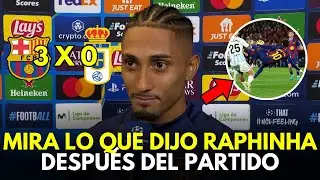 &iexcl;MIRA LO QUE DIJO RAPHINHA TRAS EL 3-0 DEL BARCELONA AL REAL OVIEDO! NOTICIAS DE BARCELONA