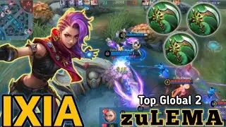 NEW HERO IXIA | FULL BUILD CRITICAL DAMAGE | by~z u L E M A - mobile legends