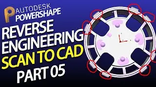 Autodesk Powershape Reverse Engineering Tutorial # 05 | Delcam Powershape 2020 Tutorial