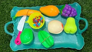 Colorful Toy Fruit Cutting and Candy Play | 1 Hour Fun Learning Video for Kids 🍇🍬🍌 #ToyFruitCutting