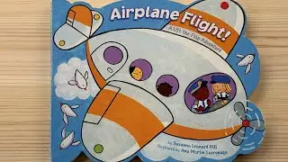 Airplane Flight! Kids Read Along Book, a lift the flap adventure