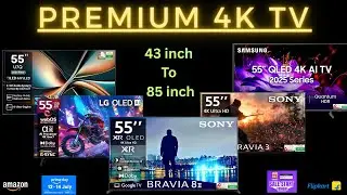 Best Premium 4K TV Sale On Amazon Prime day | Flipkart Goat Sale 4k TV 2025