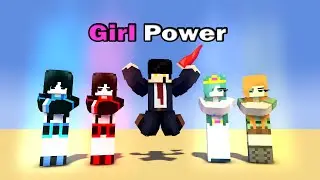 The Girl Power : Women is Unbelievable, Right? Sadako, Princess and Alex #minecraft #animation