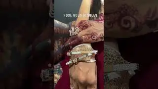 18KT Rose Gold Bangles🤍 #newdesign #goldjewellery #rosegold #bride