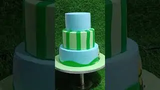cocomelon theme #birthdaycake #yummy #3 tier #in 3 different flavours #5 kg