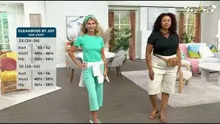 Joy Collection Cool & Clean Two Performance Tees w/Headband