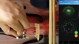 Tune Carnatic Violin using Veena Chromatic Tuner App