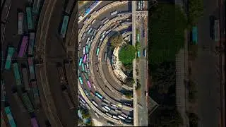 Majestic Bus Stand,Bengaluru #bengaluru #bus #car #travel #dji #drone #bangalore #bengaluru #ksrtc