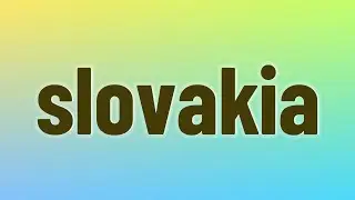 Slovakia - 15 English Vocabulary Flashcards