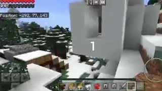 Gameplay Minecraft Trial 1.18 part 1 - Base in igloo.