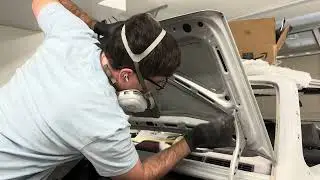 BMW E30 Restoration | Trunk Repair and Paint #bmwe30