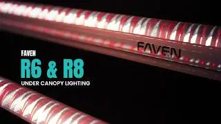 Faven Under Canopy LED Lights: Two Spectrums Available - R6 and R8