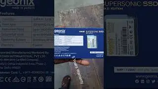 Geonix SSD 128GB 5 Years Warranty