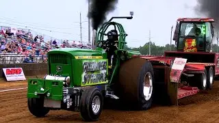 Tractor Pulling 2023: Super Farm Tractors. Western Kentucky State Fair. Hopkinsville, Kentucky