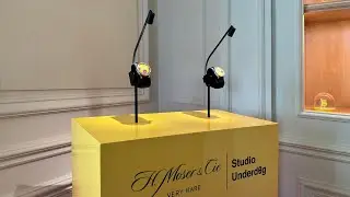 H. Moser and the Free Access C-ring with intergrated LED lighting during the Geneva Watch Days.