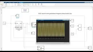 SOGI second-order generalized integrator phase-locked loop /matlab simulink