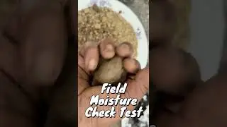 Field Moisture Check Test#SoilMoisture #ConstructionTips #CivilShorts