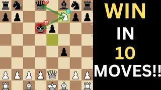 10 Amazing chess traps in Vienna gambit with 90% SUCCESS rate!!!!