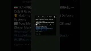 #IranIsraelConflict #GeopoliticalTensions #OilPrices #DefenseSector #IRNA #MarketAlert