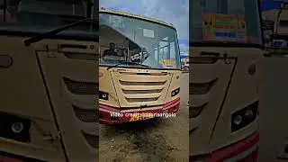 Msrtc ms bus entry in Bus stand #bus_shorts #msrtcbus #lalpari #status #2023 #trending #viral#Shorts