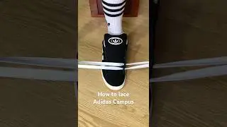 How to lace Adidas Campus 00s#sneakers #shoes #adidas #campus