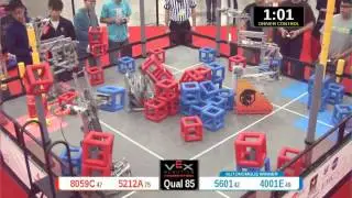 2015 VRC Arts Q85 - 8059C 5212A vs 5601 4001E - 80 to 59 - VEX Worlds 2015 - Arts Division