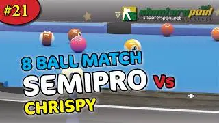 Shooters Pool - 8 ball - Race to 7 - SemiPro (3434) Vs Chrispy (3154)