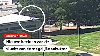 Bewakingscamera filmt vluchtende verdachte van moord op Charlie Kirk