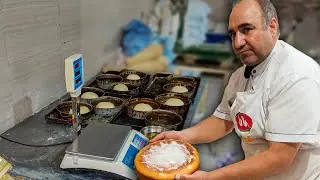 Baking the magic Komach cake in the small workshop of this pastry master!!!