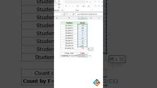 Count Matching Font Colors in Range to Target Cell with Ease! 🦅🎨🔢  #excelfansonly #spreadsheetskills