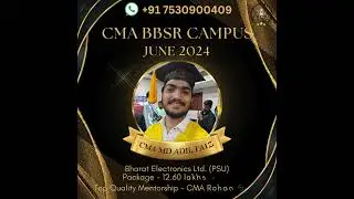 CMA Campus Placement | CMA Interview Process | Fresher CMA Salary