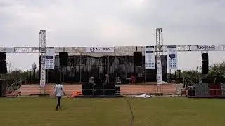 N labs bass and line arrays and powerfull amps