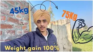  “Weight Gain Ka Asli Tarika | My Daily Fitness + Vlog”