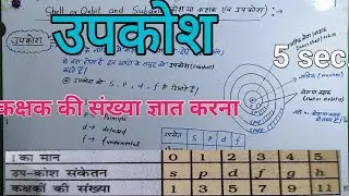 Subshell |🔥What is Subshells| 🔥 उपकोश 🔥||उपकोश क्या हैं by Studywallahsir