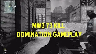 MW3 73 Kill Domination Gameplay