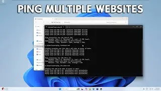 CMD: пинг нескольких веб-сайтов с помощью одной команды