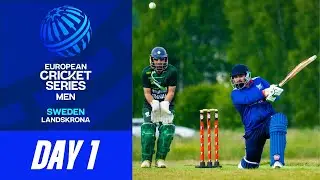 🔴 ECS Sweden, Landskrona, 2025 | Day 1 | 12 May 2025 | T10 Live Cricket | European Cricket