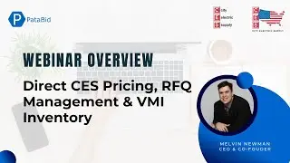 PataBid Webinar: Direct CES Pricing, RFQ Management & VMI Inventory | October 2025