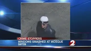 Windows smashed at mosque