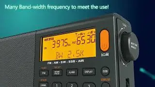Receptor de Radio SIHUADON/XHDATA D-808 AM FM SW MW AIR SSB