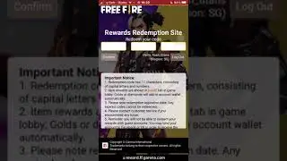 Redeem Code | 2021/10/05 | Free Fire | Today | Flash Titan