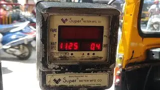 Navi mumbai Auto ride sector 6 #blink meter blinking
