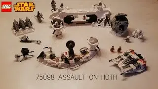 LEGO STAR WARS / 75098 ASSAULT ON HOTH / STOP MOTION SPEED BUILD