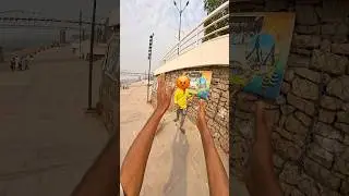 He was very mad😡  #parkour #garbage #shorts #shortvideos #angry
