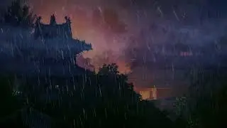 Misty Temple Relaxing Rain For Sleeping, Studying, Relaxing - Say Goodbye Insomnia I'm Sleeping!