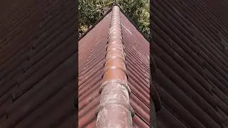 how to install ceramic roof tile ridge #shorts #ceramic #castillo